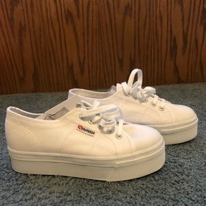 Superga 2790 ACOTW Linea Shoes - white, size 7.5